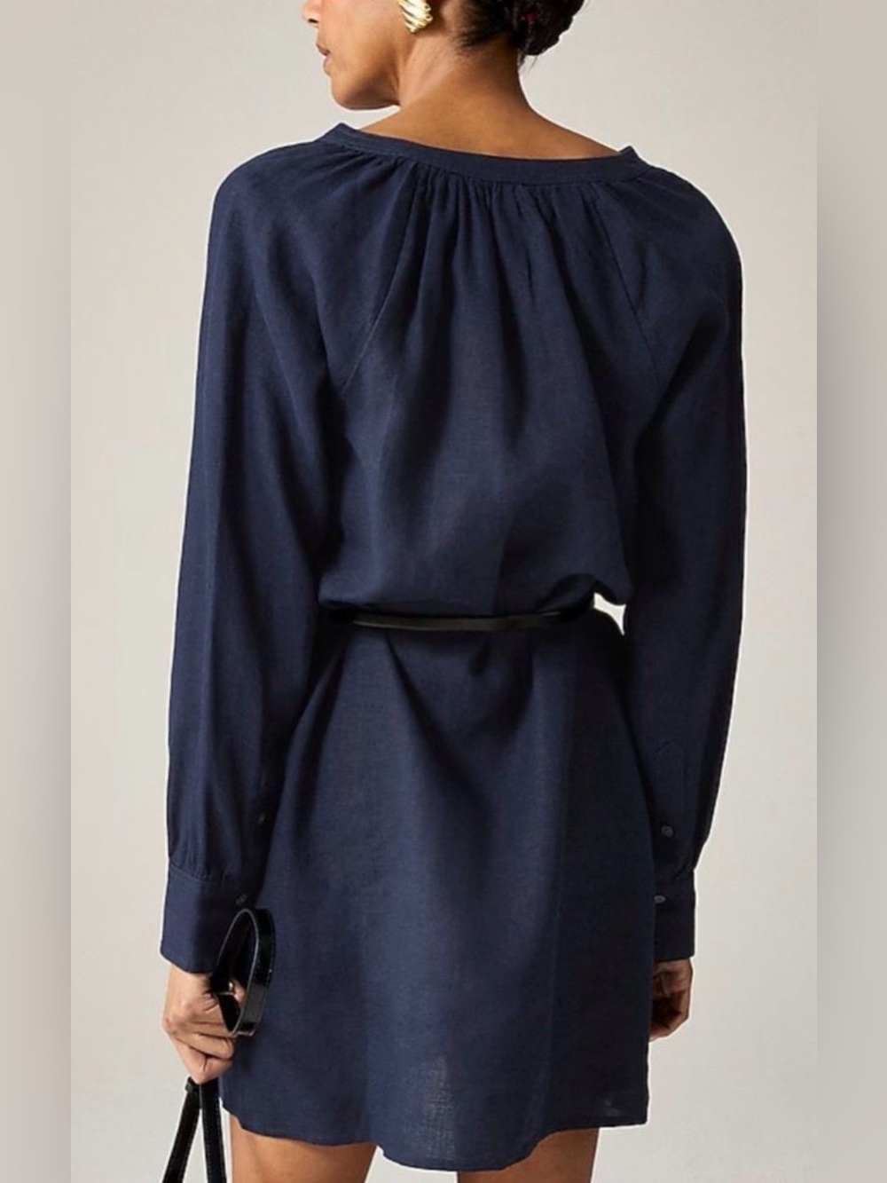J.Crew 100% Linen Cabana Mini Dress NWOT,Size-XL - Picture 4 of 12